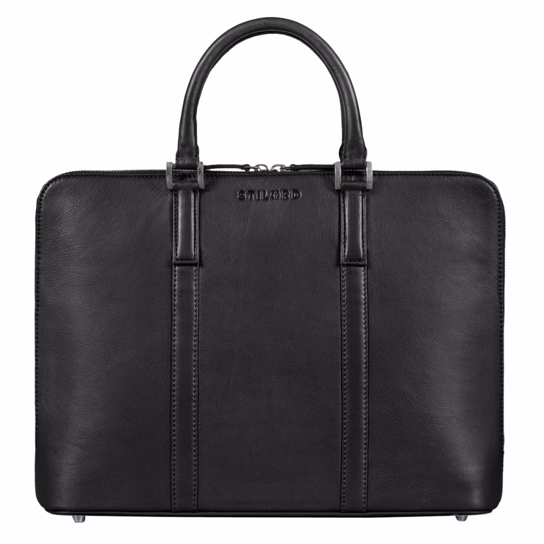 "Leonora" Elegante Borsa da Lavoro Donna in Pelle Valigetta Portadocumenti A4