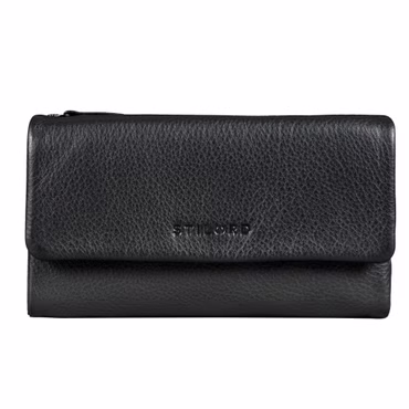 "Lena" Portafoglio Donna Pelle Grande Apribile Multitasche con Ampio Scomparto per Monete, con Bottone