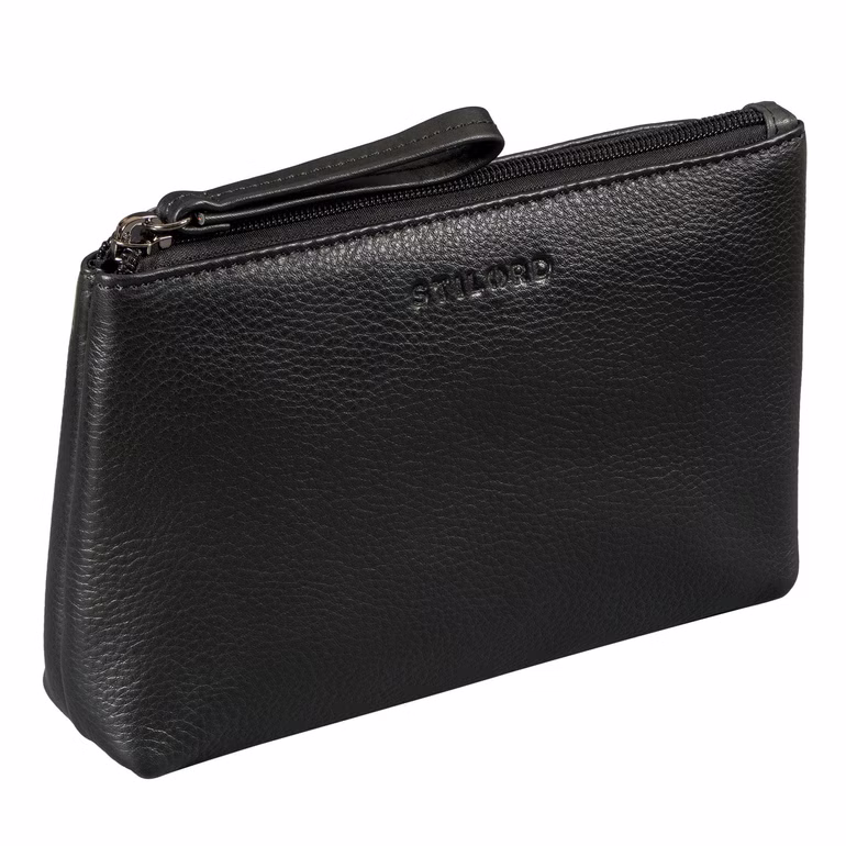 "Lio" Piccolo Necessaire Multifunzione In Pelle Con Zip