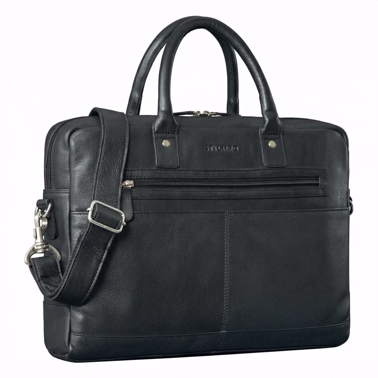"Gonzalo" Borsa Business Uomo in Pelle Grande Cartella Lavoro per Laptop 15,6–16”