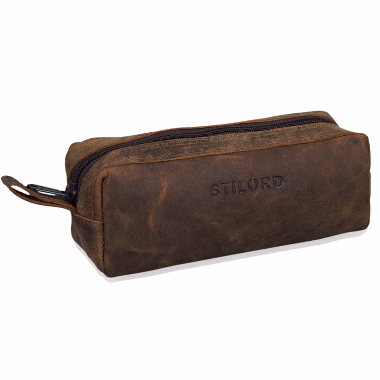  "Linus" Astuccio in pelle grande