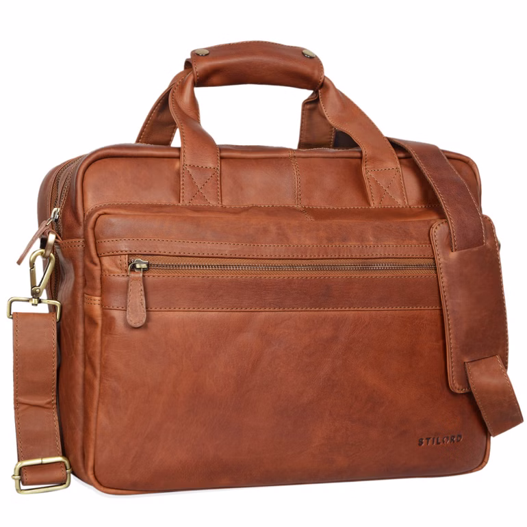 "Adventure" Borsa da lavoro in pelle Uomo Donna