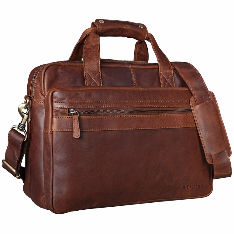 "Adventure" Borsa da lavoro in pelle Uomo Donna