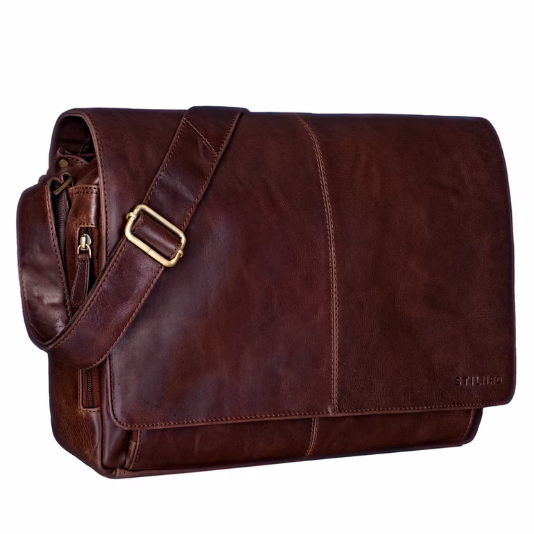 "Alex" Borsa da studente in pelle
