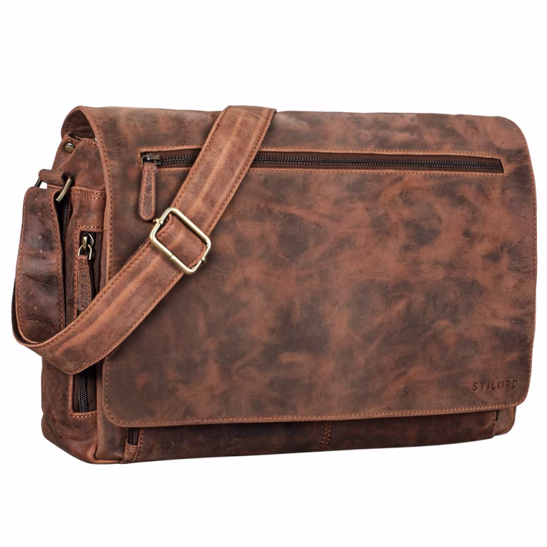 "Jan" Borsa per Computer in Pelle