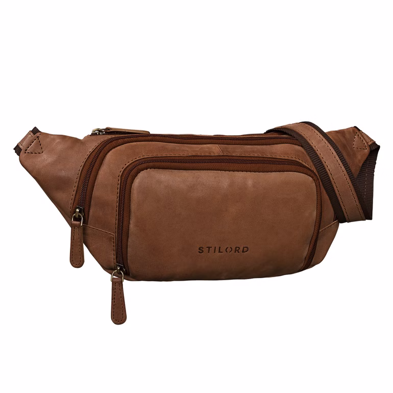 "Luke" Marsupio pelle vintage unisex
