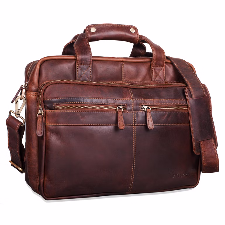 "Explorer" Borsa da lavoro grande in pelle