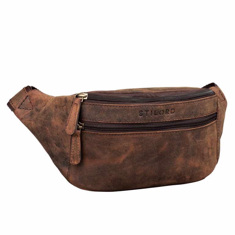 "Marian" Vintage marsupio pelle uomo
