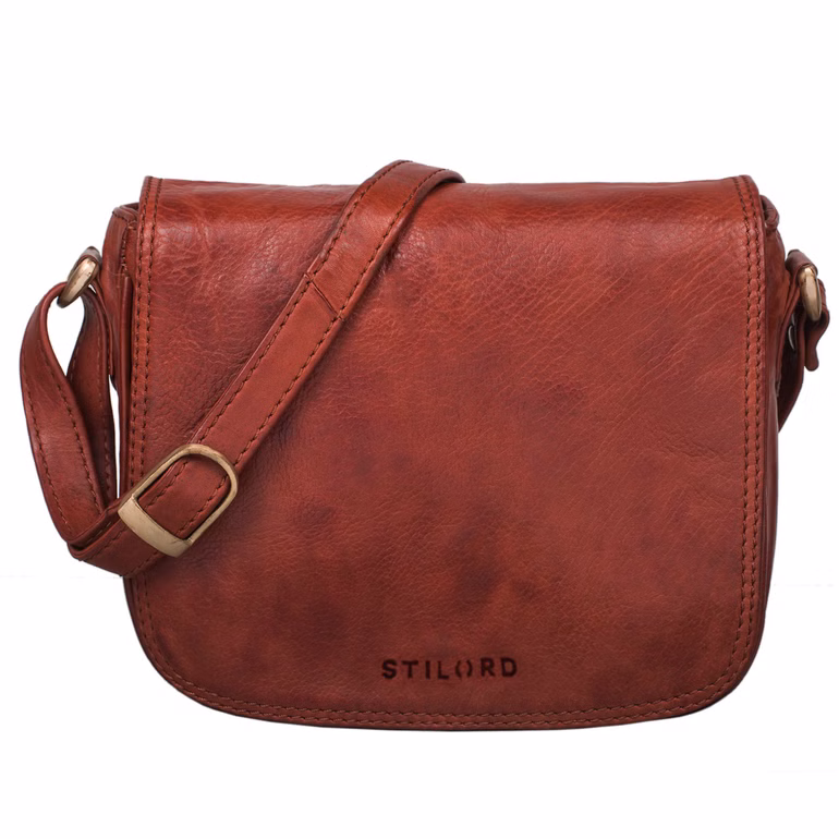 "Isabelle" Borsa donna in pelle piccola a tracolla vintage
