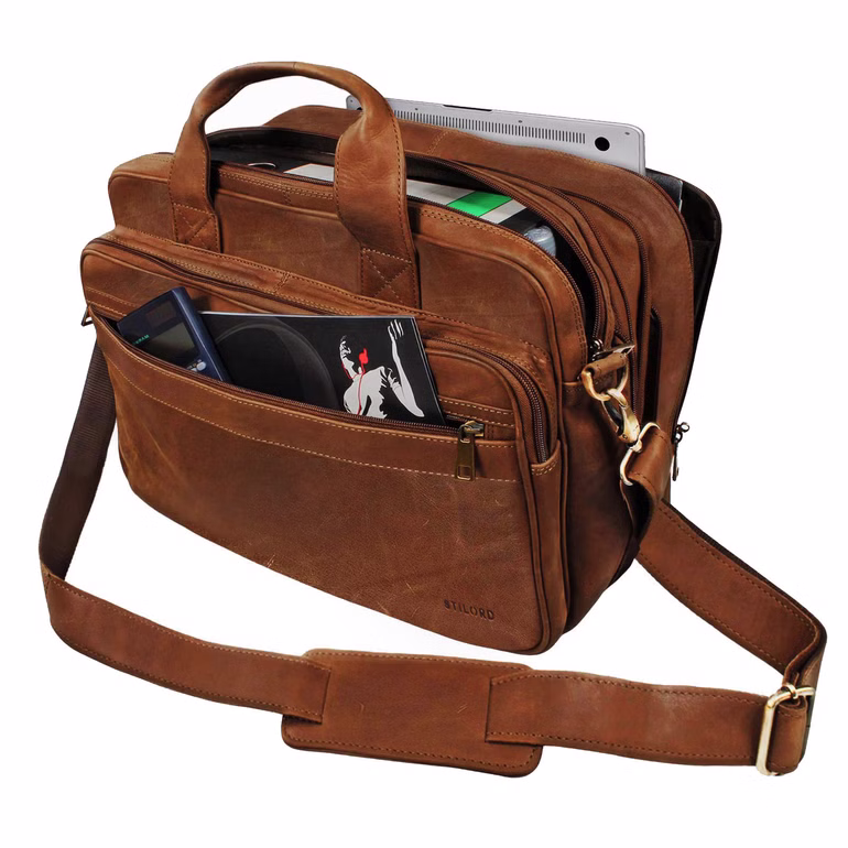 "Leopold" Grande borsa in pelle