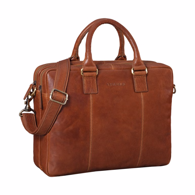 "Zacharias” Borsa da lavoro uomo in pelle