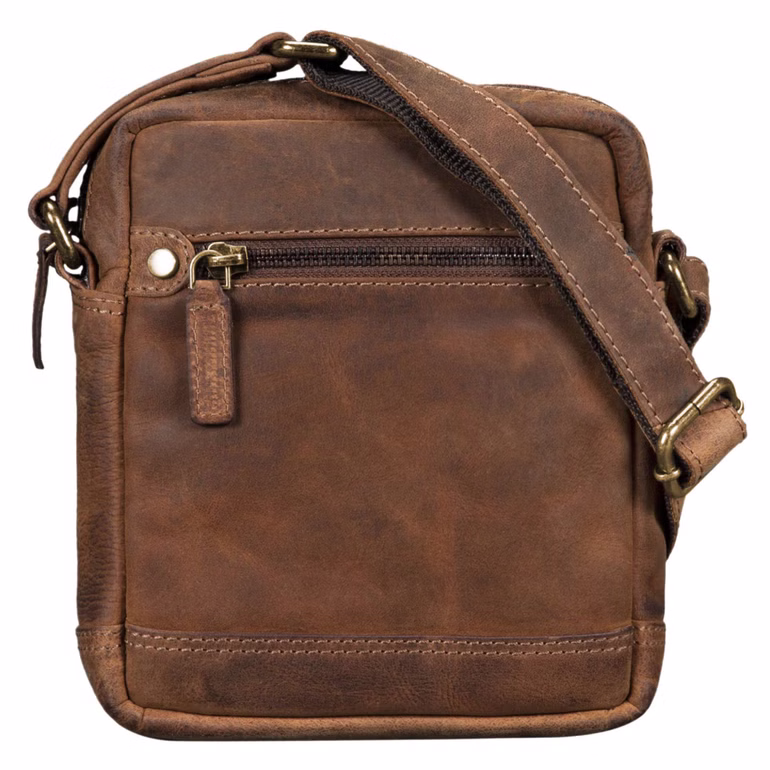 "Pepe” Borsa uomo piccola in pelle