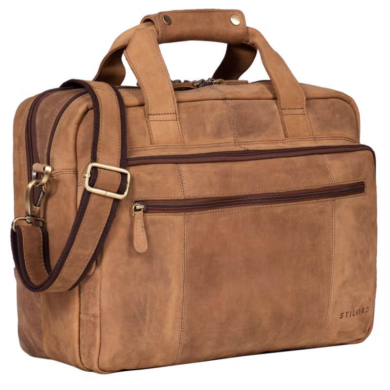 “Experience” Borsa da lavoro uomo donna in pelle 
